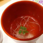 新ばし 星野 - 【鯛の潮汁】♫2014/4