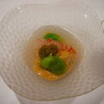 【ウニと春の物の出汁寄せ】★2014/4