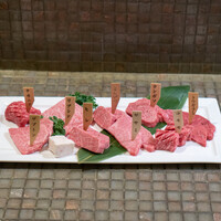 みやび 六本木店 - A5黒毛和牛（希少部位9種類盛り合わせ）