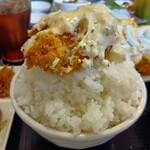 わ楽 - タルタルチキンカツオンザライス！