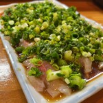 ろばたゆき - しまあじなめろう。