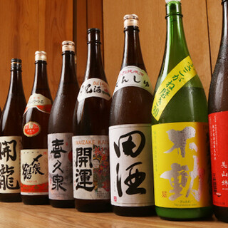 選りすぐり地酒や焼酎、ウイスキーで酔いしれる◆飲み放題あり