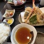 旬菜の味わい がら里 - 天ぷら定食