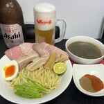 SPORTS DINING REGISTA - ラーメン自販機で買った昆布水つけ麺