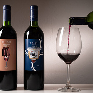 15種類から20種類ほどご用意した日本ワインがオススメ