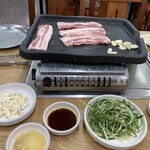 プサンスップルカルビ - サムギョプサル2人前