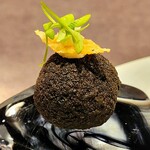 Restaurant DESTINA - 黒いコロッケ トリュフ風味