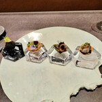 Restaurant DESTINA - アミューズのフィンガーフード