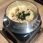 アサリと青のりの釜飯