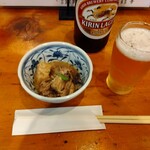 小半 - お通しと瓶ビール