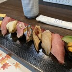 寿し肴和志 - ◉ 上寿司　3,400円
      　☘️ とてもコスパ良いと思います！
      　　15貫でこのネタは素晴らしい✨