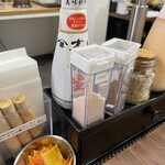 とんかつ芝 - 使い易くなった卓上類