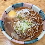 ナカジマ会館 - 月見そば(350円)