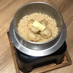 ホタテバターの釜飯