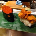 野毛 かど平 - イクラ、ウニ
