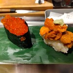 野毛 かど平 - イクラ、ウニ