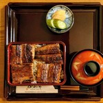 炭焼うなぎ あおいや - うな重（ご飯大盛）