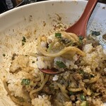まるぶし　とんや - 【2024.10.24(木)】タレと追い飯を混ぜた