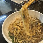 まるぶし　とんや - 【2024.10.24(木)】台湾まぜそば（大盛・300g）1,200円→1,050円の麺