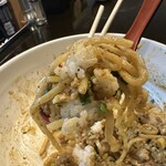 まるぶし　とんや - 【2024.10.24(木)】タレと追い飯を混ぜた