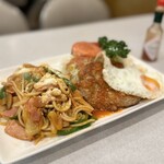 キッチンふるはし - スパゲティハンバーグ