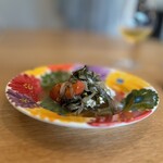 anchoa - 黒鯛/フエンネル/玉ねぎ 1.2kgの黒鯛をオーブンで