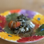 anchoa - 黒鯛/フエンネル/玉ねぎ 1.2kgの黒鯛をオーブンで