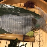 居酒屋 まる家 西中洲 - いか姿造り(中)