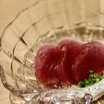 すしやのたい悟 - mさんご注文のカツオ刺し。