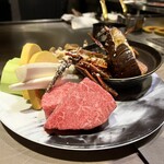 268786910 - 岩手県産黒毛和牛＆伊勢海老