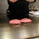 八重洲 steak & seafood 鉄板焼き 一心 - タン元