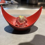 八重洲 steak & seafood 鉄板焼き 一心 - 黒毛和牛生ハム