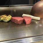 八重洲 steak & seafood 鉄板焼き 一心 - フィレ＆サーロイン
