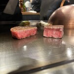 八重洲 steak & seafood 鉄板焼き 一心 - フィレ＆サーロイン