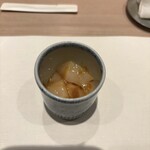 鮨 みずかみ  - ほたて、うにの塩辛和え