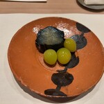 鮨 みずかみ  - 茄子の揚げ浸しと揚げ銀杏