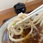 白須うどん - 長い麺