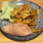 GYOZA ROCCOMAN - ④山椒ゴボウチップス 440円