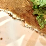 モットコーヒースタンド - ガレットの断面