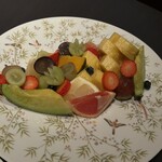 大阪ステーションホテル　メイン バー - フルーツ盛り合わせ