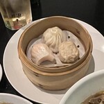 チャイニーズダイニング チリケン - 点心3種セット(海老蒸し餃子、小籠包、焼売)