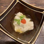 魚店亜紗 - お通し(湯葉)