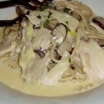 CAFE RIGOLETTO - 蒸し鶏の豆乳クリームソース