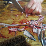 かぶと - 心臓を切り離してます！酒にいれて飲むために・・・・