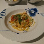 Regalo - 真鱈白子のスパゲッティ　カラブリア風トマトソース