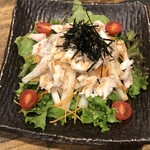 蒸し鶏と大根のサラダ