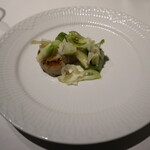 Regalo - 岩手県産ホタテのインサラーテ　ブンタレッラとキウイ