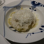 Regalo - 蕗の薹のスパゲティ　パルミジャーノ添え