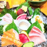 石丸商店 - 刺身5点盛り合わせ