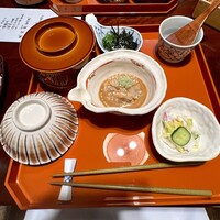 葉山 日影茶屋 - ⚫︎日陰茶屋名物『鯛茶漬け』
                  ・薬味いろいろ
